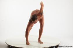 Nude Man White Standing poses - ALL Average Medium Brown Standing poses - knee-bend Multi angles poses Realistic